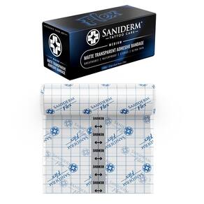 Bandagem de pós-tatuagem Saniderm Flex Medium Roll 6x8cm