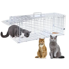 Gaiola viva de 32 polegadas Animal Trap Dexyla para gatos e guaxinins