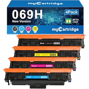 Conjunto de cartuchos de toner MyCartridge 069H compatível com Canon