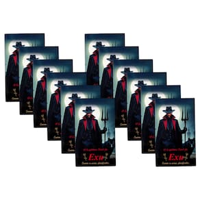Kit c/ 12 O autêntico Tarô Do Exu 36 Cartas Plas+Man