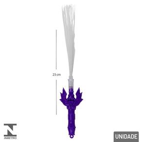 Varinha Plástico com LUZ 23cm Color - Tudo em Caixa