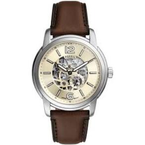 Relógio Fossil Masculino Ref: Me3264/0kn Automático Esqueleto Prateado