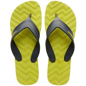 Chinelo Havaianas Track Waves Masculino - Amarelo e Preto