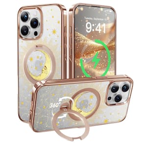 Capa para celular CASEKOO The Cocorrina Moon Tarot Glitter com suporte