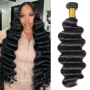 Pacotes de cabelo Puhasty Brazilian Loose Deep Wave 30