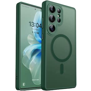 Capa de telefone CANSHN para Samsung Galaxy S25 Ultra Deep Green