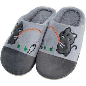 Pantufas Sapato Gatinho Pelúcia Chinelo De Inverno Infantil