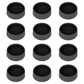 Almofadas de móveis VOCOMO Non Slip, copos de rodízio redondos de borracha de 1,5 pés