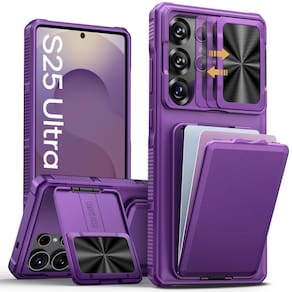 Capa de telefone SSLOTSCASE para Samsung Galaxy S25 Ultra Dark Purple