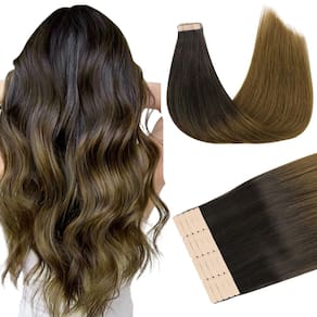 Fita adesiva em extensões de cabelo DOORES Chocolate Dip 50 g 20 unidades