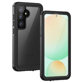 Capa de telefone Lanhiem para Samsung Galaxy S24 FE impermeável preta