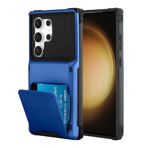 Capa tipo carteira Marphe para Samsung Galaxy S23 Ultra Blue