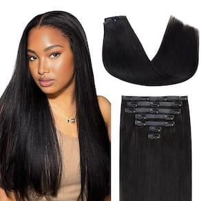 Clip in Hair Extensions Lashey Human Hair 7 unidades 110 g 45 cm