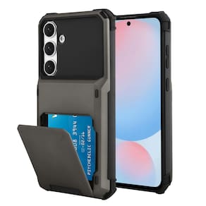 Capa tipo carteira Marphe para Samsung Galaxy S24 FE com compartimento para 4 cartões