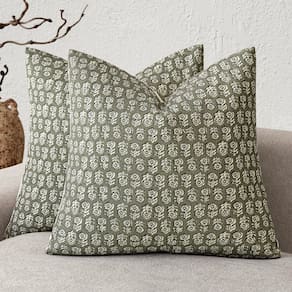 Capas de almofada Findtower Vintage Floral Print 45x45cm