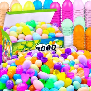 Ovos de Páscoa de plástico FORLINX 2000 unidades para caça à Páscoa