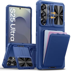 Capa de celular SSLOTSCASE para Samsung Galaxy S25 Ultra Blue