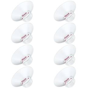 Inserção de flange IVARONAL 8 unidades 15/17/19/21 mm* 2 unidades Momcozy M9/M6/M5