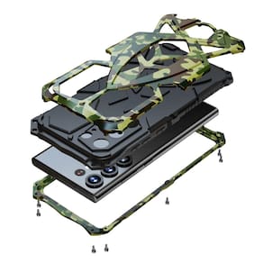 Capa de telefone Lunivop Metal Rígida para Samsung Galaxy S25 Ultra