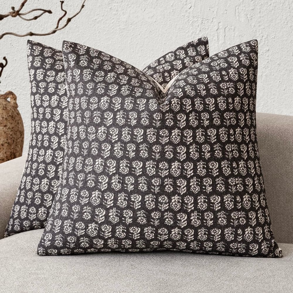 Capas de almofada Findtower Vintage Floral Print 45x45cm