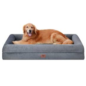 Cama para cães Comfort Expression Ortopédica Lavável XL Cinza
