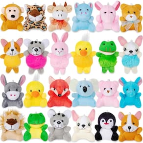 Animais de pelúcia Sofier Mini, pacote com 24 lembrancinhas de festa e brinquedos infantis