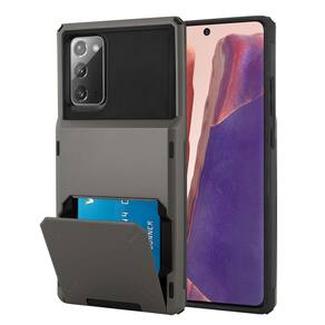 Capa tipo carteira Marphe para Samsung Galaxy Note 20 cinza