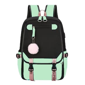 Mochila JiaYou Little Girls` School Students, bolsa de livros 21L