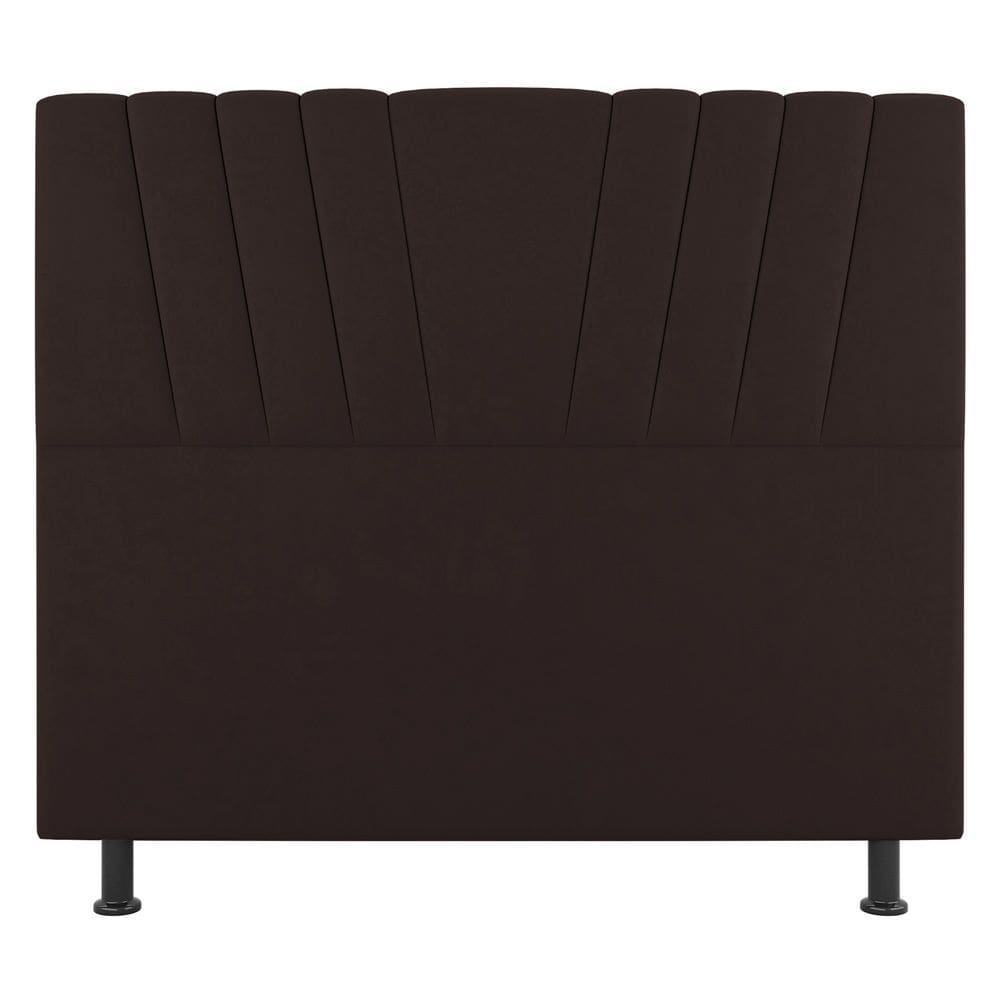 Cabeceira Cama Box Casal Dublin 140cm Linho Marrom - Abmaza