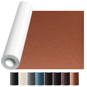 Kit de reparo de couro JuCheng 43x200cm autoadesivo marrom claro