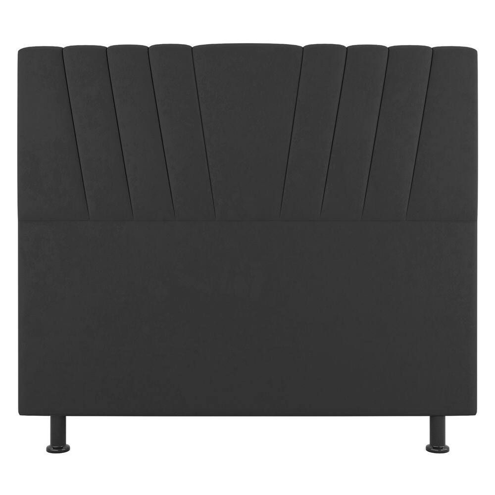 Cabeceira Cama Box Casal Dublin 140cm Linho Cinza - Abmaza