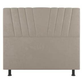 Cabeceira Cama Box Casal Dublin 140cm Linho Bege - Abmaza