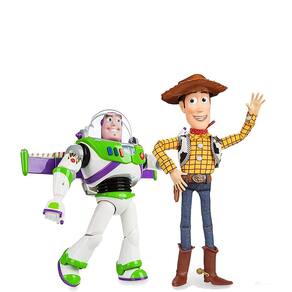 Boneco de ação ToyStory Disney Talking Woody Buzz Bundle