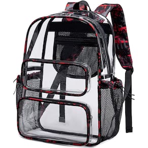 Mochila transparente CAMTOP Transparent Heavy Duty para escola