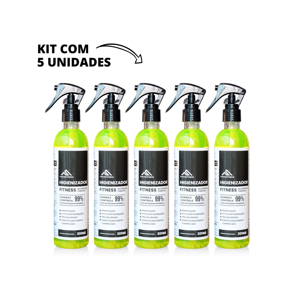 Limpador Expert Clean Casa do Fitness kit 5un de 300 ml