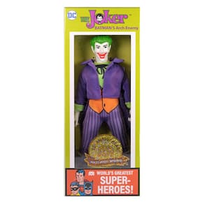 Boneco de ação Mego DC Joker 50º aniversário 20 cm 26 pontos