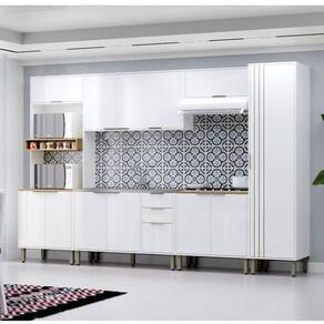 Cozinha Modulada Completa 6 peças Vick Branco