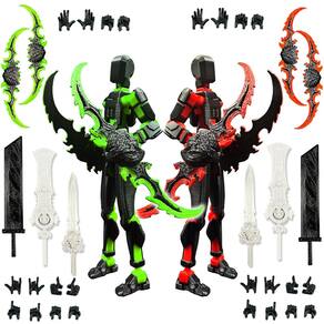 Conjunto de bonecos de ação SANSGOUP T13 Titan 13 Lucky Dummy 13