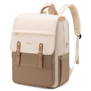 Mochila para laptop LOVEVOOK Fashion Vintage de 17 polegadas para mulheres