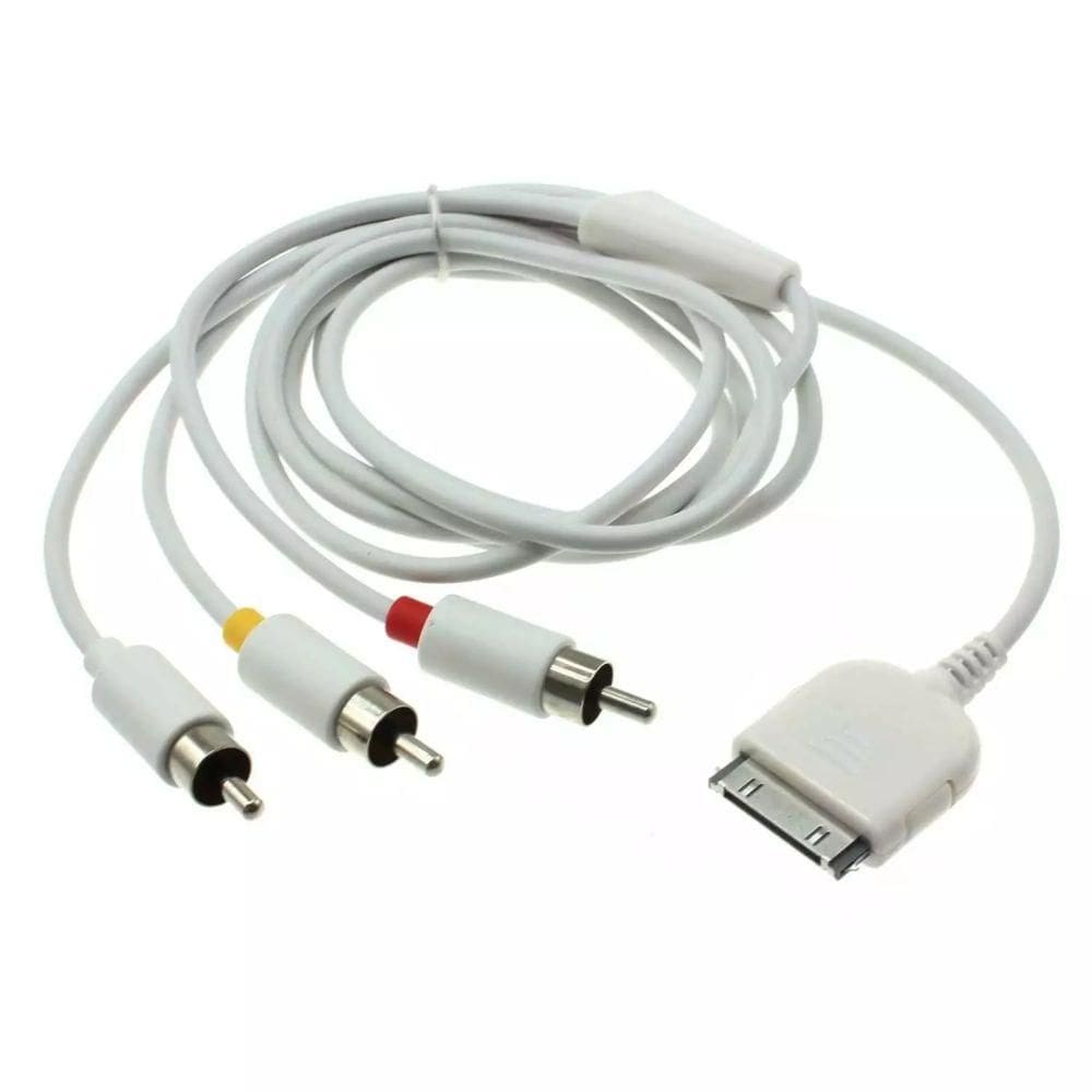 Cabo RCA3 para IPOD 1.2 m - Cia do Software
