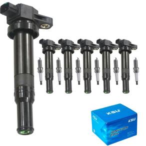 Pacote de bobinas Spark Plug KSU compatível com Kia Optima 2.7L V6
