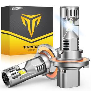 Lâmpadas de neblina FAHREN H13 9008 6500K 26000LM 700%, pacote com 2