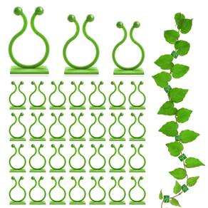 Clipes de parede para plantas EWPJDK para plantas trepadeiras 180 unidades (verdes)