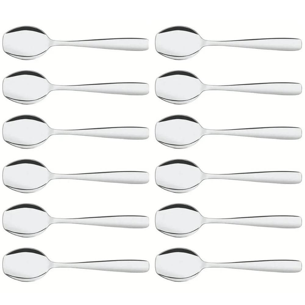Jogo 12 Colheres para Sorvete Aço Inox Tramontina Amazonas Sobremesa Doces