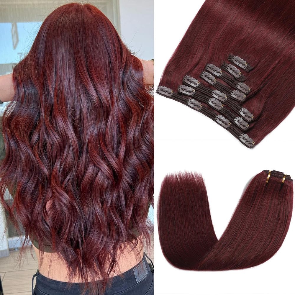 Extensões de cabelo Clip in Rimoss Real Human Hair 130g 35cm