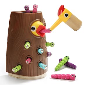 Jogo magnético de alimentação de pássaros Montessori Toy TOP BRIGHT 2Y+