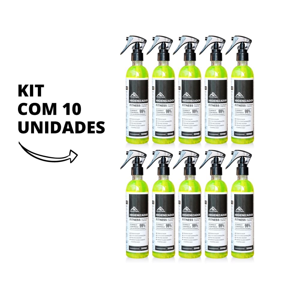 Limpador Expert Clean Casa do Fitness kit 10un de 300 ml