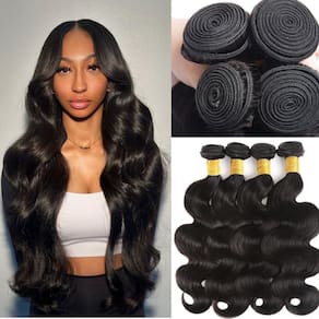 Pacotes de cabelo RLNNRS Body Wave 12A Brazilian Virgin Hair