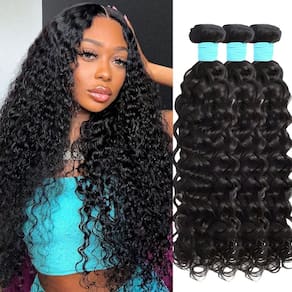Pacotes de cabelo Fasuo Water Wave 100% cabelo humano brasileiro
