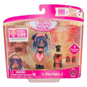 Boneca moderna Jazwares Royale High Fire Fairy com acessório